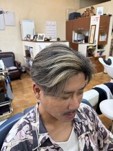 ヘアーサロンタカハシ ツーブロックスタイル ハイライト