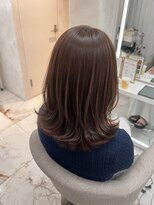 アロン(ALLON)&nbsp;柔らかく動く、艶髪ミディアムレイヤー