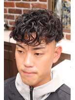 アクセプトザワールドバーバー(Accept the world barber)&nbsp;スペインカール×スキンフェード