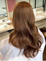 アース 会津若松店(HAIR&MAKE EARTH)&nbsp;ナチュラルブラウンの韓国風ロング
