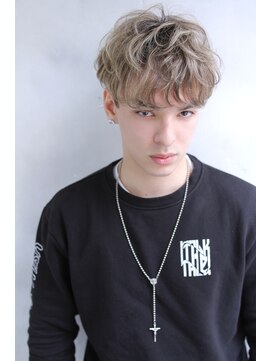 ブラン 天王寺(Blanc) 【Blanc】ニュアンスパーマ 束感 マッシュ ツーブロック