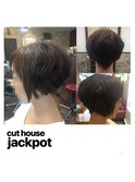 刈り上げショートボブ