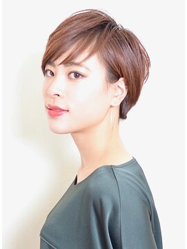 ボサコ(bosaco) 大人のシースルーバンク☆小顔ショート