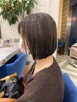 ロンドアベニール 北千住(Lond avenir)&nbsp;まとまるワンレンボブ☆ハイライト×ボブ　西田大樹