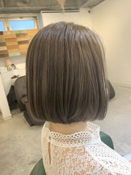 ベンチ 新宿店(bench) ワンレンボブ