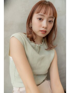 オースティン 流山おおたかの森(AUSTIN) 大人かわいい前髪セシルカットココアブラウンフリンジウェーブ