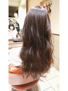 ネオリーブチノ 登戸店(Neolive cino) ロング 耳かけ 巻き髪 モカブラウン