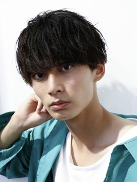 オーシャントーキョー(OCEAN TOKYO) 刈り上げツーブロックナチュラル無造作マッシュ