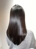 【地毛風で自然なストレート】髪質改善◆酸性ストレート＋カット￥12120～