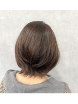 ルルン(Lu-Lun)&nbsp;【Lu-Lun】艶ブランジュカラー×ミディアムレイヤー