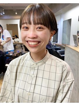 ソイ 下北沢(soi) ワイドバングのマッシュショート