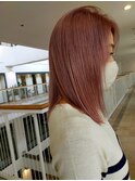 ピンクベージュ/透明感カラー/20代30代40代