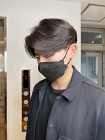 エクリ 麻布十番(equri)&nbsp;前下がりニュアンスパーマセンターパート