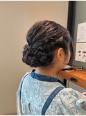 愛されシニヨンスタイル