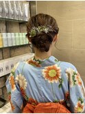 浴衣の着付けとヘアセットやってます！【吉祥寺石川ひな】