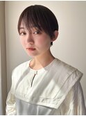 大人ショート/ショートカット/ブラウンベージュ/トリートメント