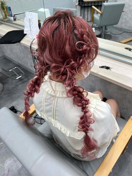 ティアム 渋谷店(Tiam shibuya) イメチェン/レッドブラウン/フルバング/似合わせカット/渋谷駅