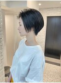 ショートヘア/ボブ/可愛い丸み/簡単スタイリング/20代30代