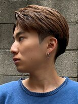 エルマーク 枚方(L-MARK)&nbsp;センターパートニュアンスパーマ韓国カルマパーマコンマヘア