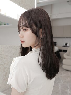 コア 表参道(COA) ロング/レイヤーカット/ウエットヘア/オリーブベージュ/表参道