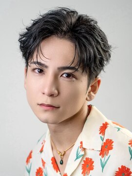 オーシャントーキョーオーバー 渋谷(OCEAN TOKYO OVER) 韓国マッシュセンターパートダウンパーマニュアンスパーマウルフ