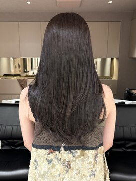 メゾンマイル 恵比寿(maison mile) グレージュカラー/髪質改善/暗髪/レイヤーカット[恵比寿駅]