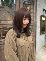 アクセント ヘアーセッション(ACCENT,HAIR SESSION) レイヤーカット/顔周りレイヤー/秋感カラー