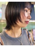ウルフボブ/顔まわりレイヤー/ウルフ/顔まわりカット/銀座