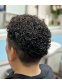 メンズ強めパーマスタイル 八千代