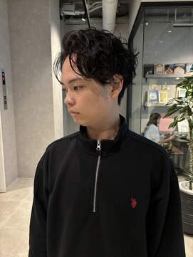 メンズサロン ブロック(Men's Salon bloc) メンズカットメンズパーマニュアンスパーマかき上げツーブロック