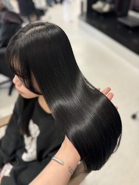 ハピネス 梅田茶屋町店(HAPPINESS) 韓国ヘア/レイヤー/顔まわり/髪質改善/ブリーチなし/グレージュ