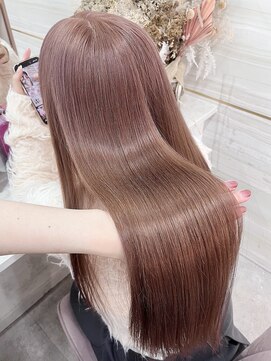 エルバイラビス 大宮(elu by lovis) 《chihina》ピンクベージュ/ダブルブリーチ/大宮/韓国