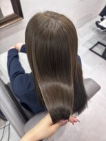 ロカ(roka)&nbsp;髪質改善/オリーブベージュ／ブリーチなしカラー/恵比寿