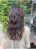 外国人風　ウェット　ロングパーマ