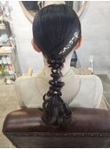 【編みおろし】博多/博多駅/ヘアセット/早朝