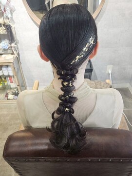 ウルー 博多店(uruu) 【編みおろし】博多/博多駅/ヘアセット/早朝