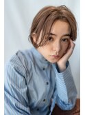 20代30代大人美人ショートボブ/小顔ショートヘア/マロンベージュ