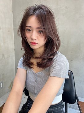 エイミー(Aimee) Aimee 町田   レイヤーカット×アッシュブラウン
