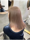 ピンクベージュ　ベージュカラー