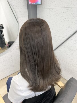 ビーヒアナウ N゜03 金沢駅西店(BE HERE NOW) 髪質改善カラー/オリーブショコラグレージュ