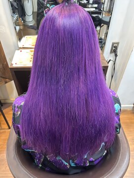 ヘアーデザインルアナ(Hair design Luana.) ミスティックパープルカラー