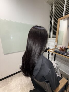 ログスラッシュ(LOG/) グロッシーチェリーブラックロング♪