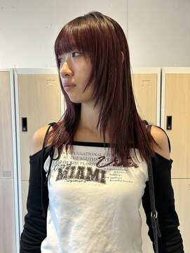 ヌーフェム(nuu fem) ボルドーカラー/レッドブラウン/レッドカラー/暖色カラー