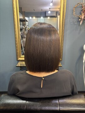 ユニコヘア(unico hair) ストレート×ボブ