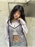 ◎小顔ミディアムパーマミディアムデジタルパーマボブパーマ前髪