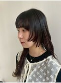 京都二条／前髪ぱっつん×レイヤーロング