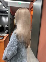 レブ 三条河原町(Reb,)&nbsp;ダブルカラー/ブリーチ/ミルクティーベージュ/ハイトーン