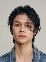 フィフスパーク(fifth PARK) 渋谷ミディアムスパイラルパーマセンターパートウルフ10代原宿