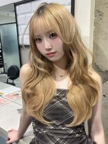 ボタン 熊本(VOTAN) 韓国ヘア/レイヤーカット/前髪/顔まわり/ブリーチ/ミルクティー