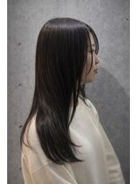 テラ(terra)&nbsp;シルクのような艶髪×地毛風グレージュストレート